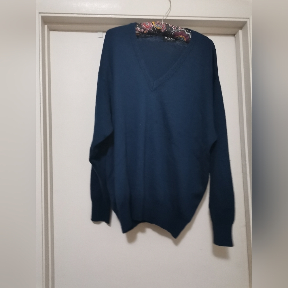 Vintage Tuscan V-Neck Sweater Men XXL ,